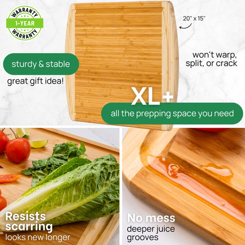 Greener Chef cutting board ideal for meat carving and prep.
