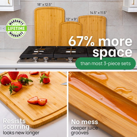 Greener Chef small cutting board—compact surface for quick prep tasks