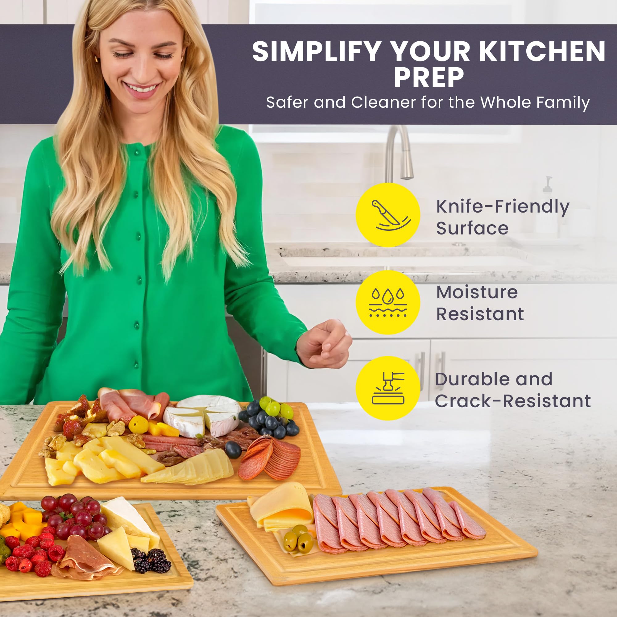Greener Chef FSC-certified bamboo highlighting sustainability