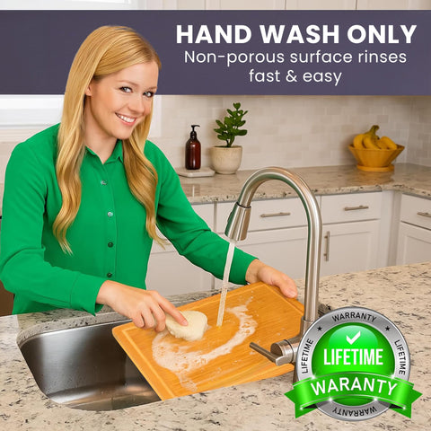 Greener Chef lifetime replacement warranty badge