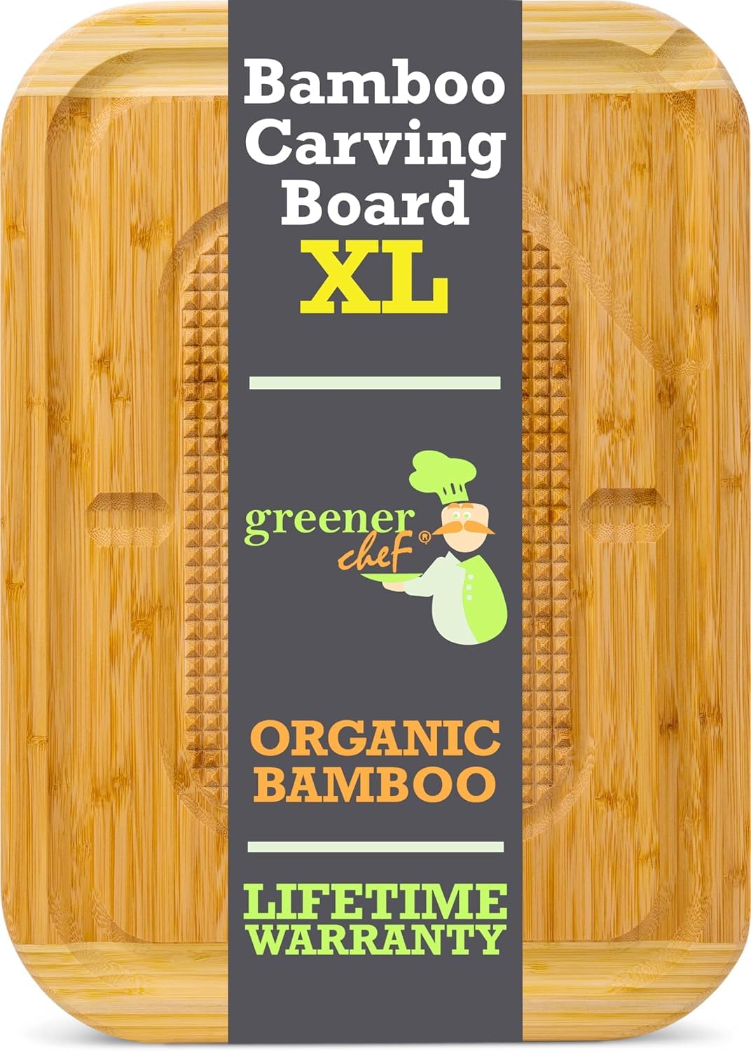 Greener Chef serving-ready board ideal for big family meals and gatherings.
