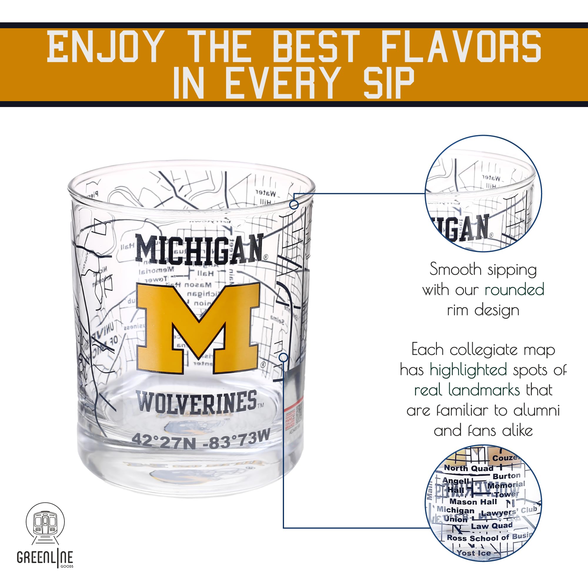Greenline Goods glass is dishwasher safe for easy cleanup after watch parties.