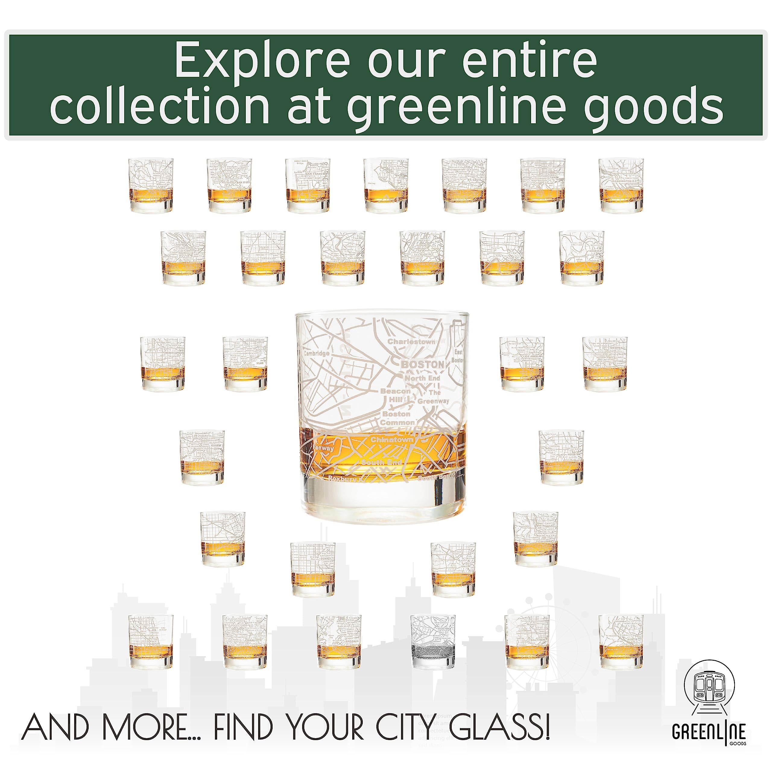 Greenline Goods old-fashioned bourbon glass suitable for celebratory cocktails