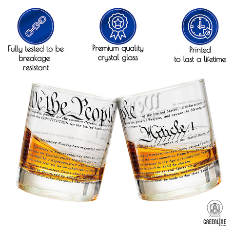 Greenline Goods glass shown in dishwasher safe finish for easy cleanup.