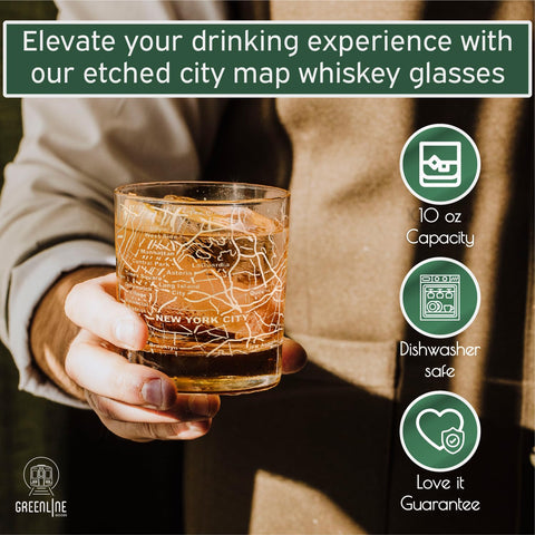 Greenline Goods whiskey glass elevates any setting, casual or formal