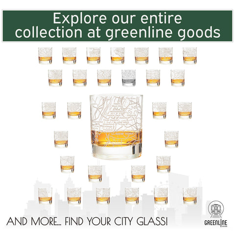 Greenline Goods 10 oz glass pairs well with classic cocktails like Old Fashioned