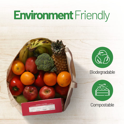 Greenmile biodegradable cotton bags reduce waste while groceries travel home.