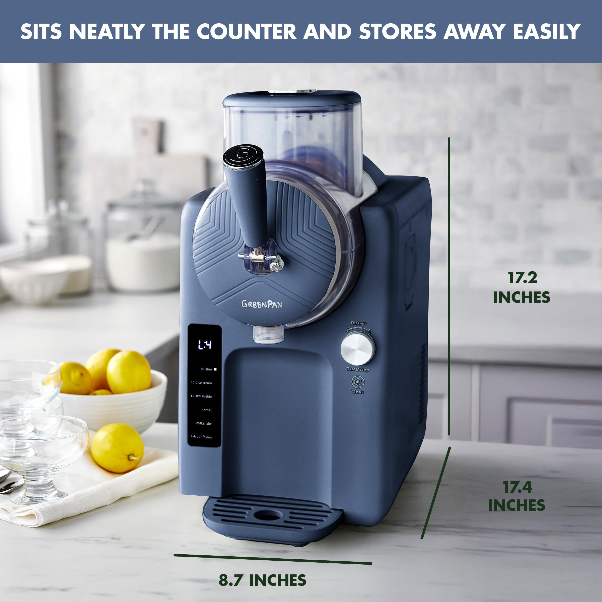 GreenPan Frost two-quart capacity serves the whole family.