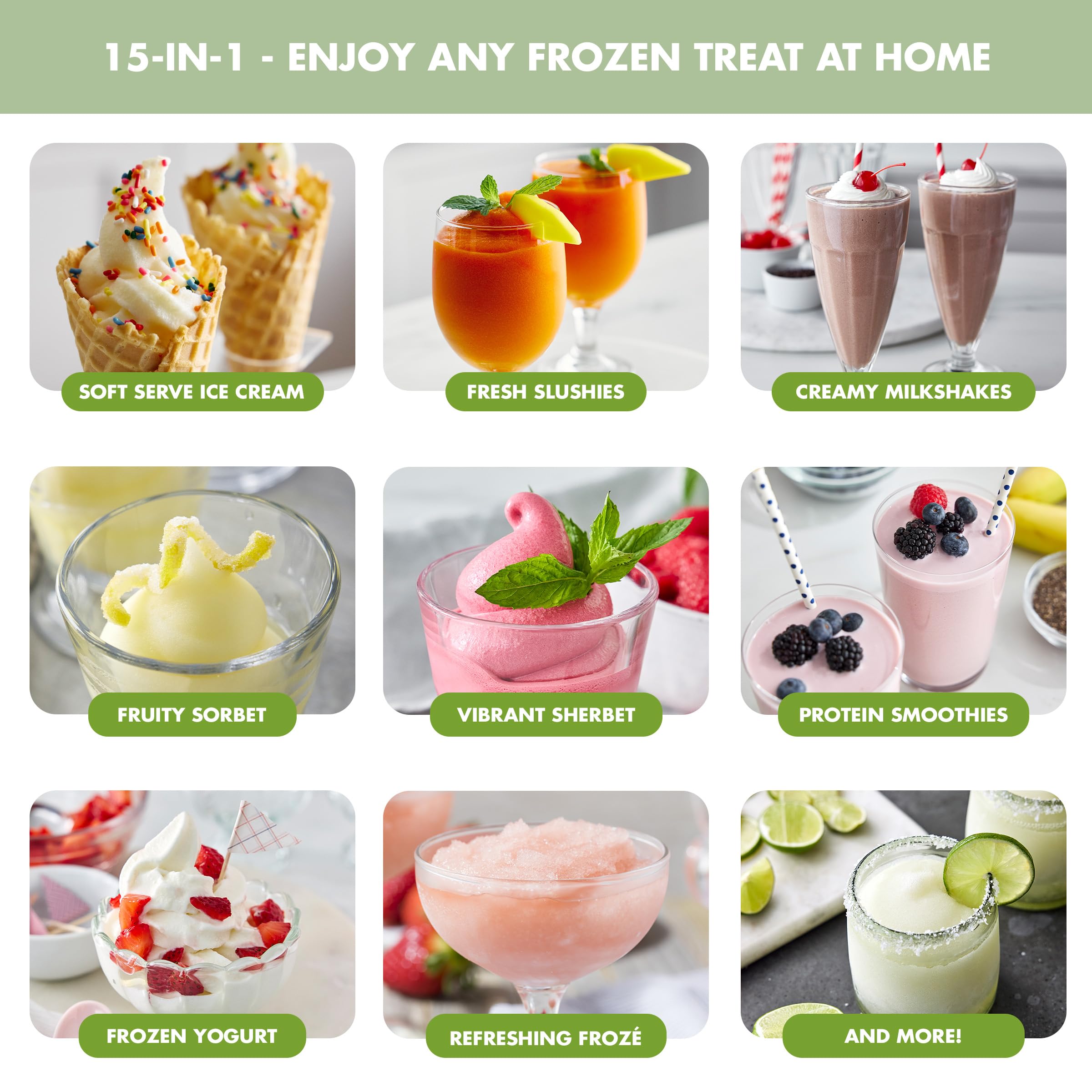 GreenPan Frost 2qt-capacity supports family-sized frozen treats