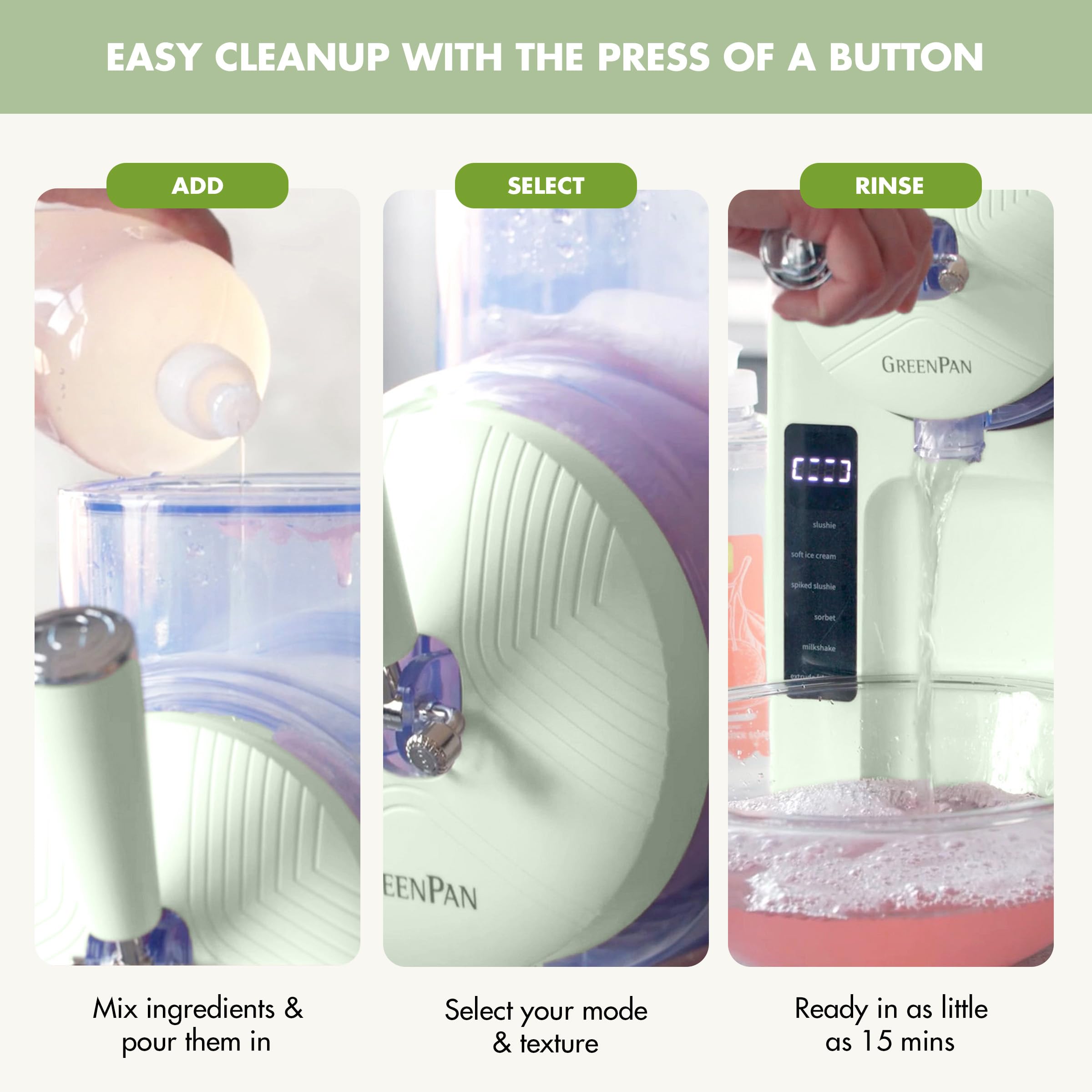 GreenPan Frost included-accessories extend versatility and quick recipe setups