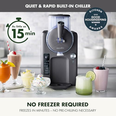GreenPan Frost dispense‑handle soft‑serve for precise portions