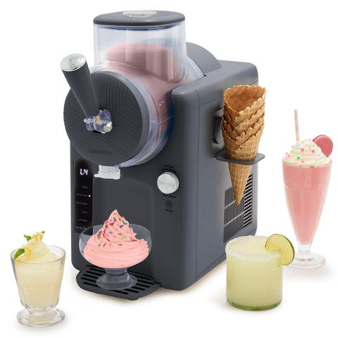 GreenPan Frost top‑view ice‑cream maker for quick family treats