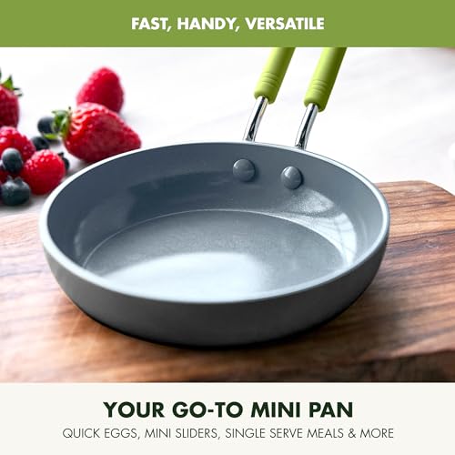 GreenPan Mini ceramic nonstick coating close-up highlights PFAS-free surface.