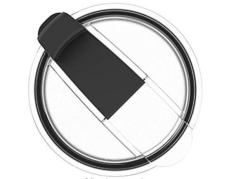 Greens Steel 40oz flip lid crystal-clear top shows contents.