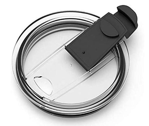 Greens Steel 40oz flip lid sliding mechanism for easy opening.