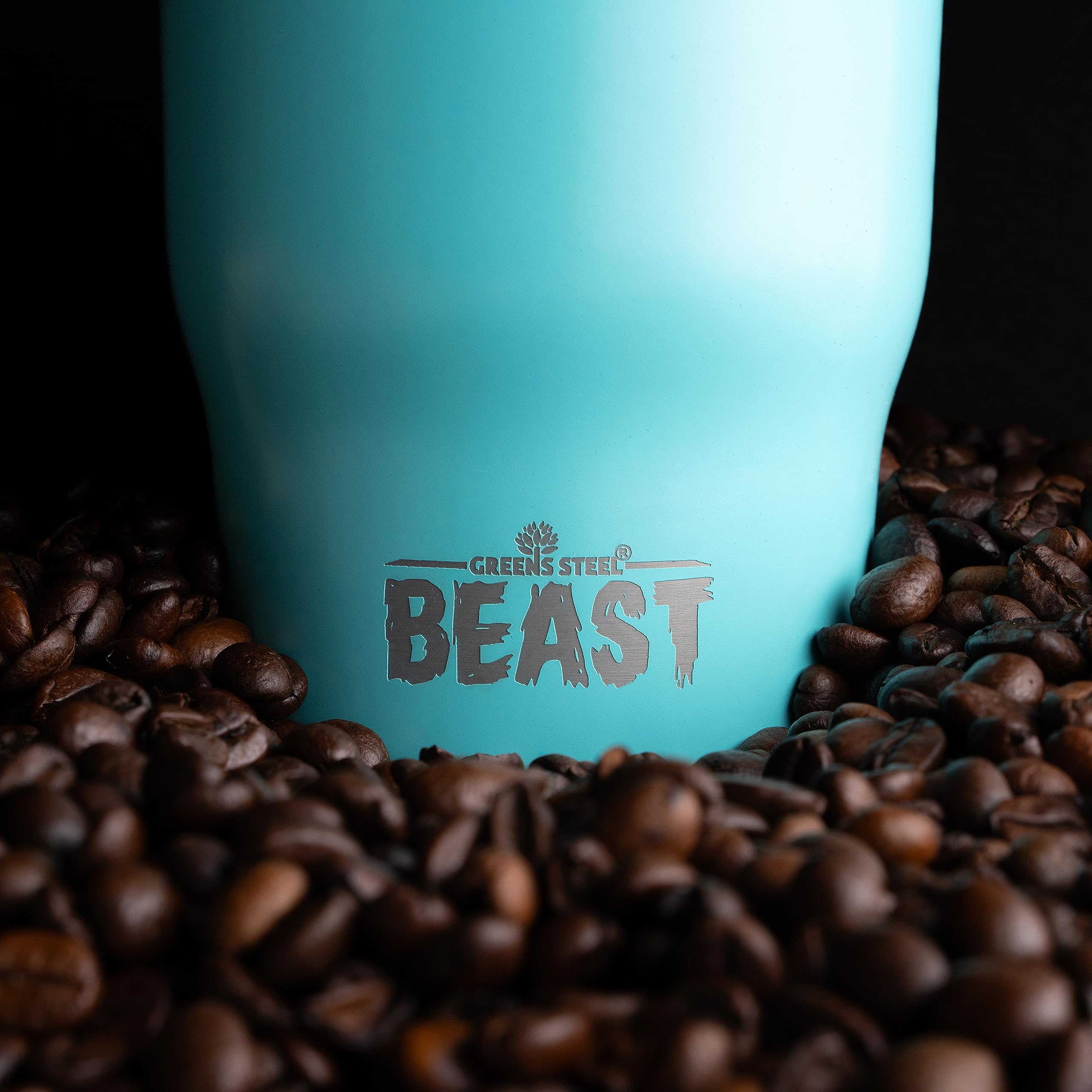 Greens Steel Beast 10oz tumbler promotes reuse with eco-friendly design.