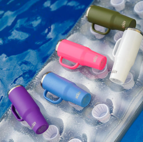 Greens Steel Beast 50oz capacity supports longer sipping between fills.