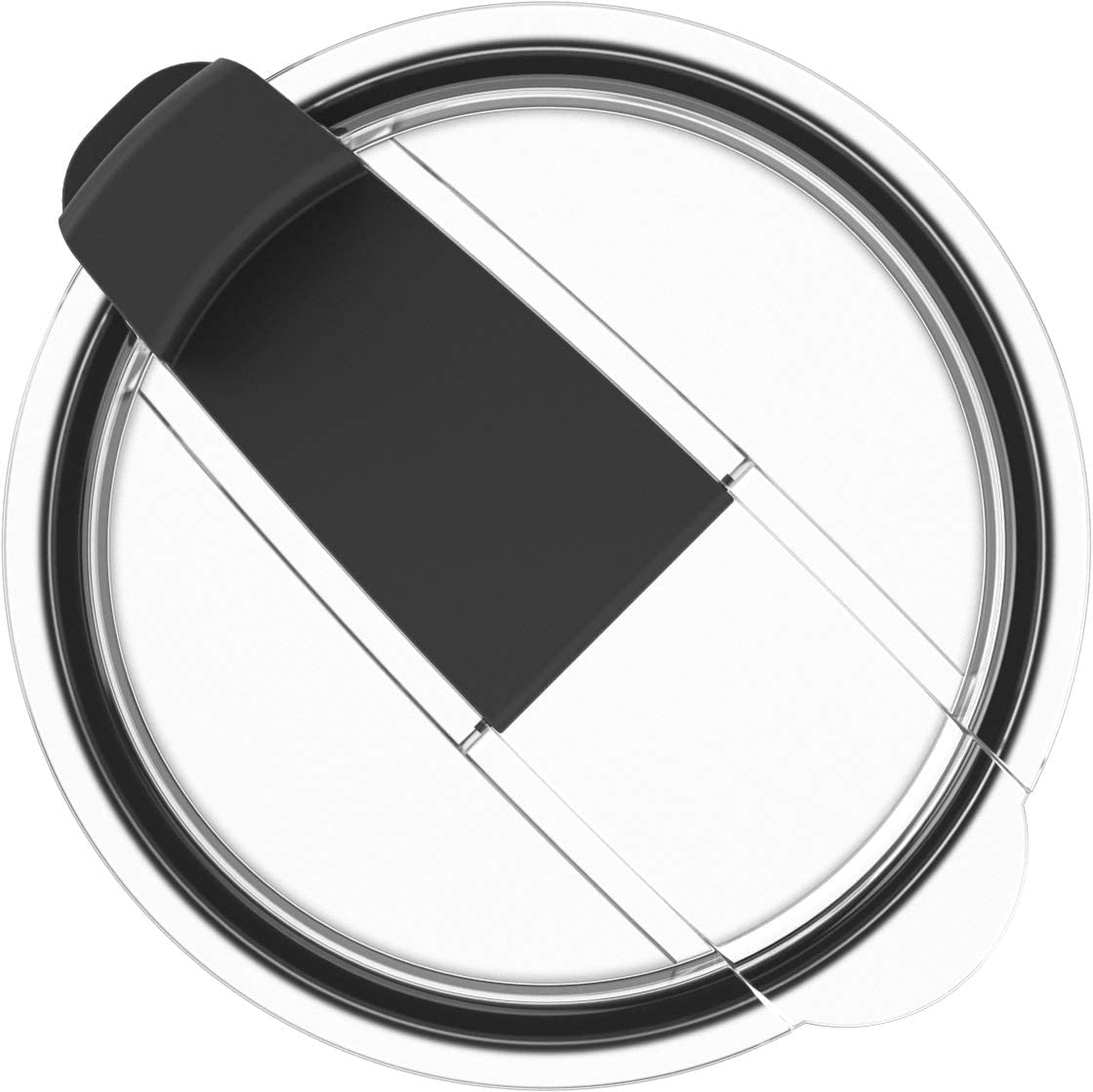 Greens Steel BEAST tumbler flip lid close-up, durable BPA-free.