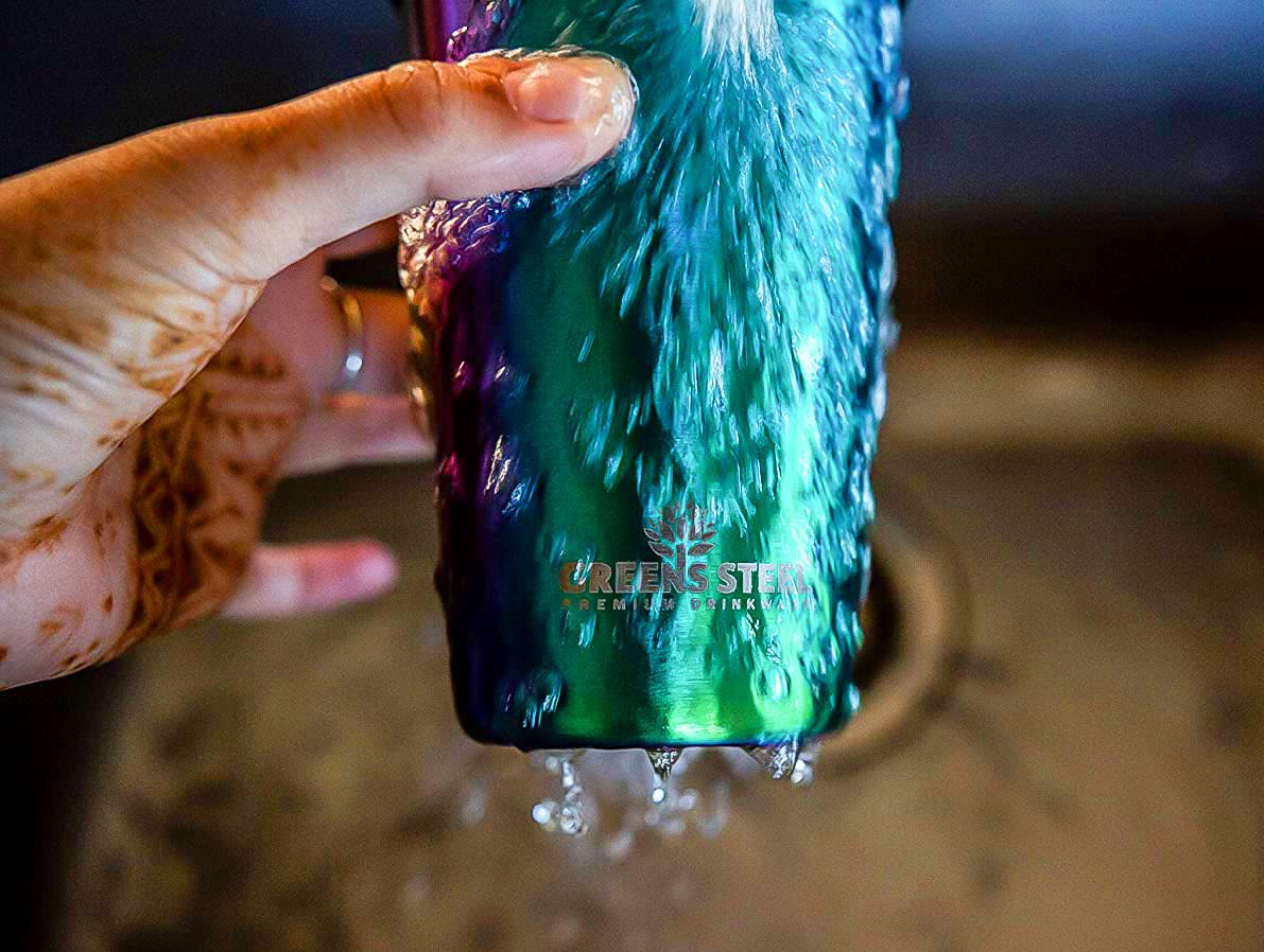 Greens Steel versatile cup for juice, water, or ice cream