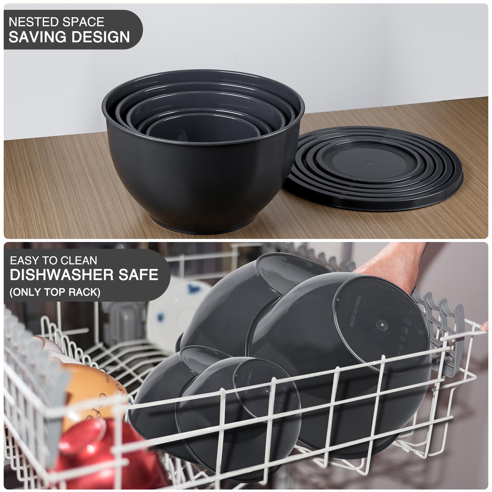 Greentainer bowls ideal for baking, mixing, and recipe prep in busy kitchens.