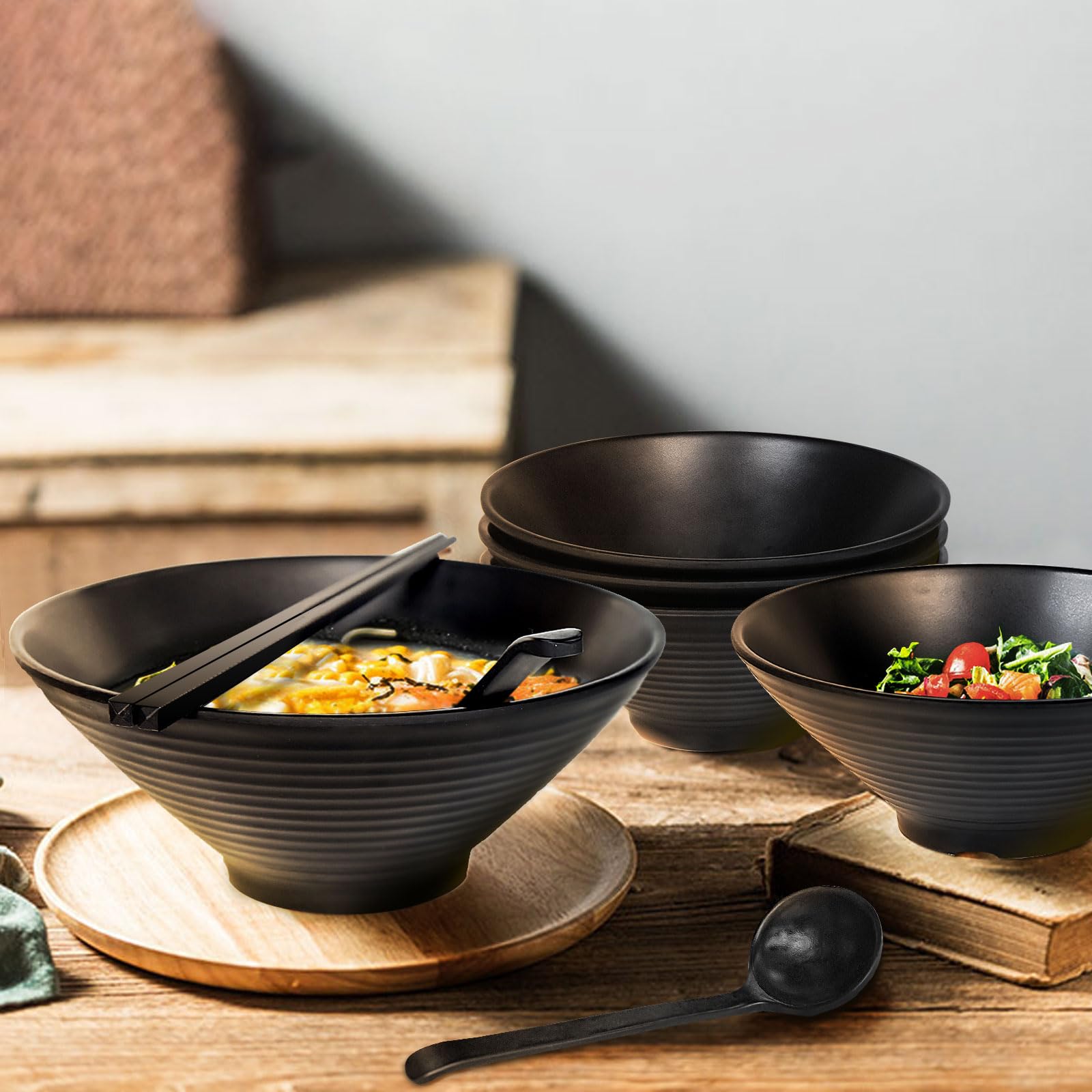 Greentainer ramen bowl outdoor-ready for picnics or camping