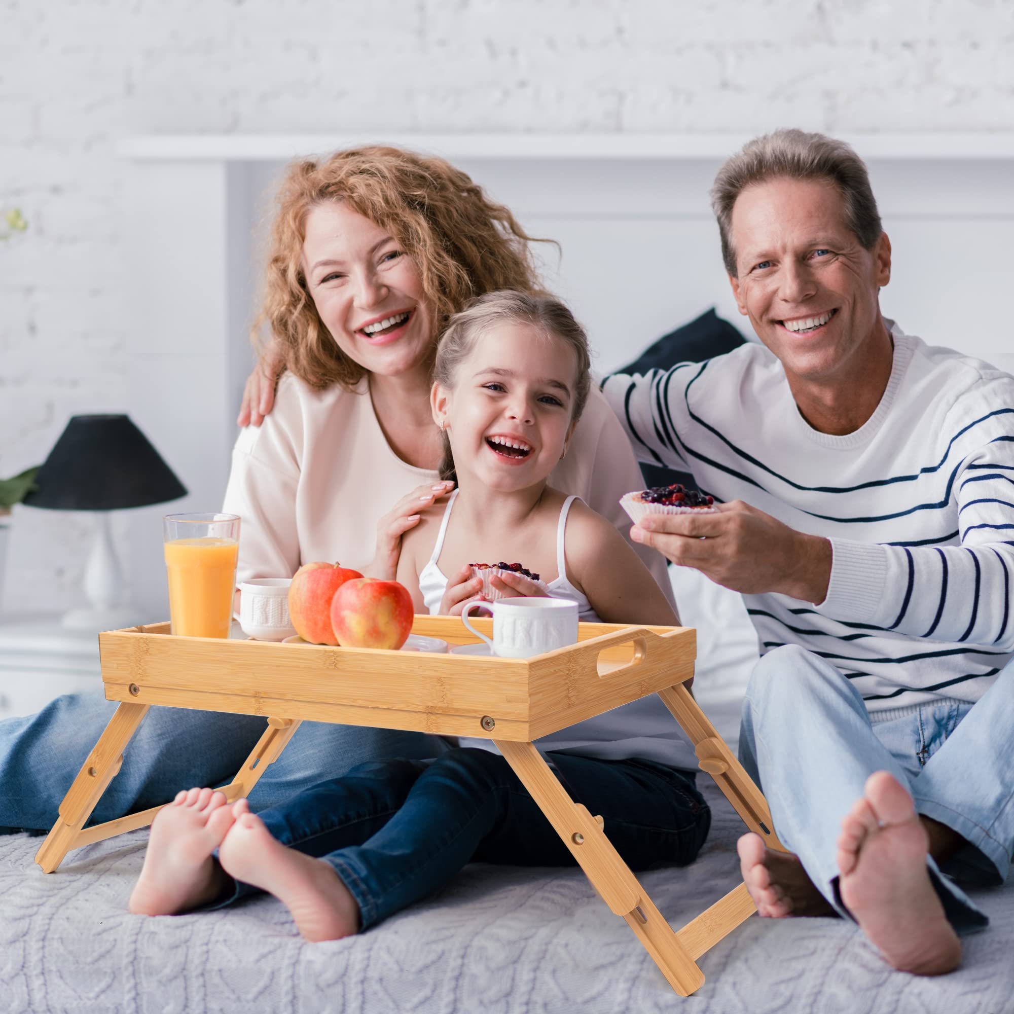 Greenual bamboo construction tray highlighting durable, warp resistant surface.
