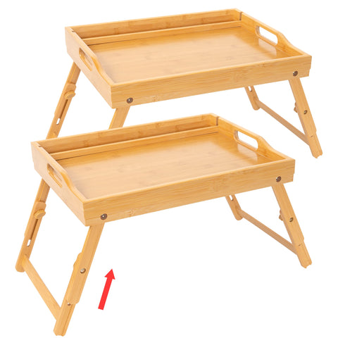Greenual bamboo tray supporting snack or meal service with stability.