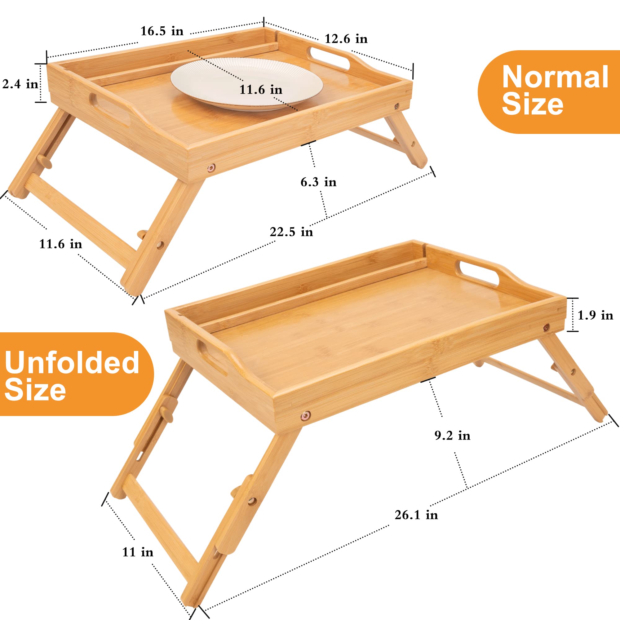 Greenual wooden serving tray that is easy to clean after meals or snacks.