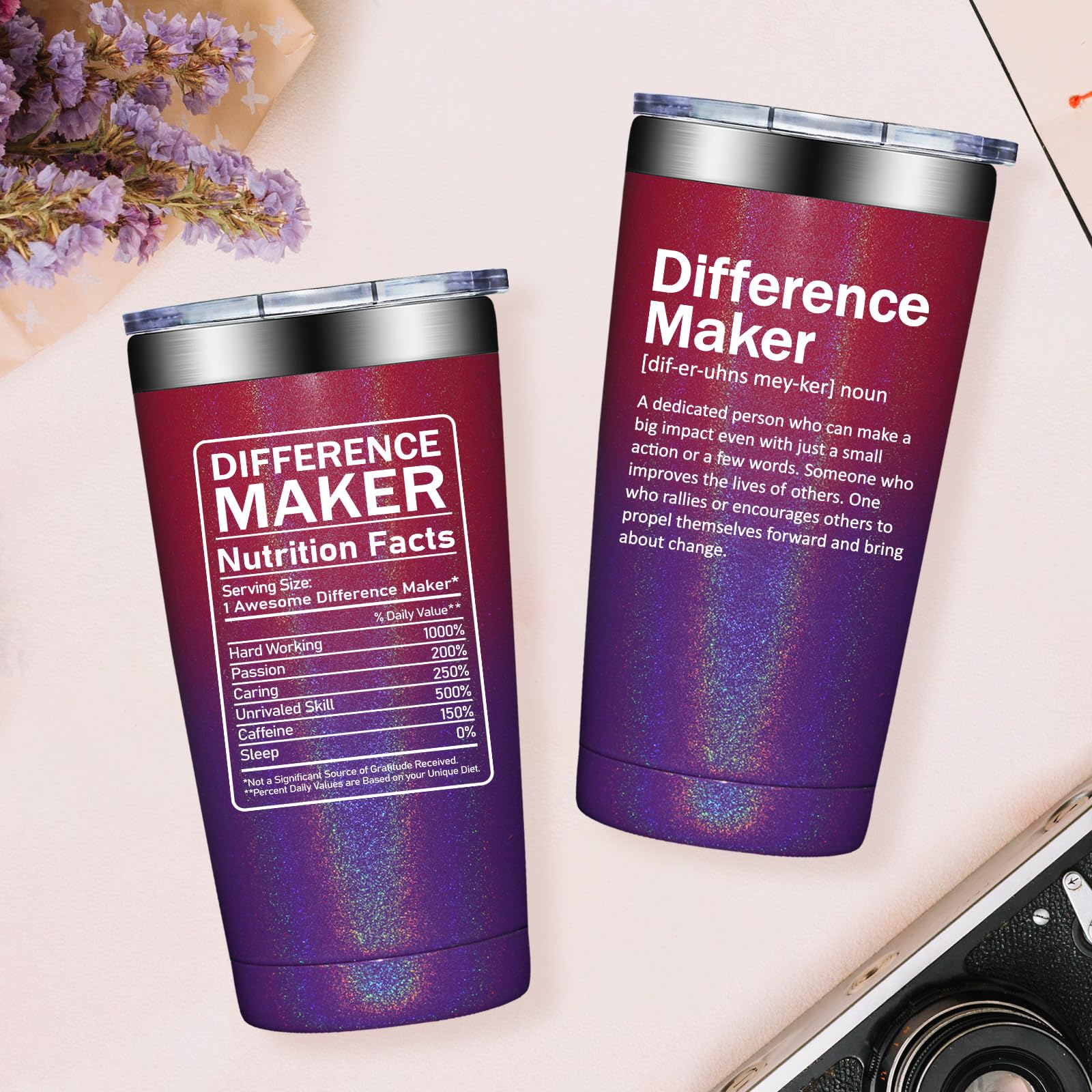 Grifarny curved straw included for versatile sipping options