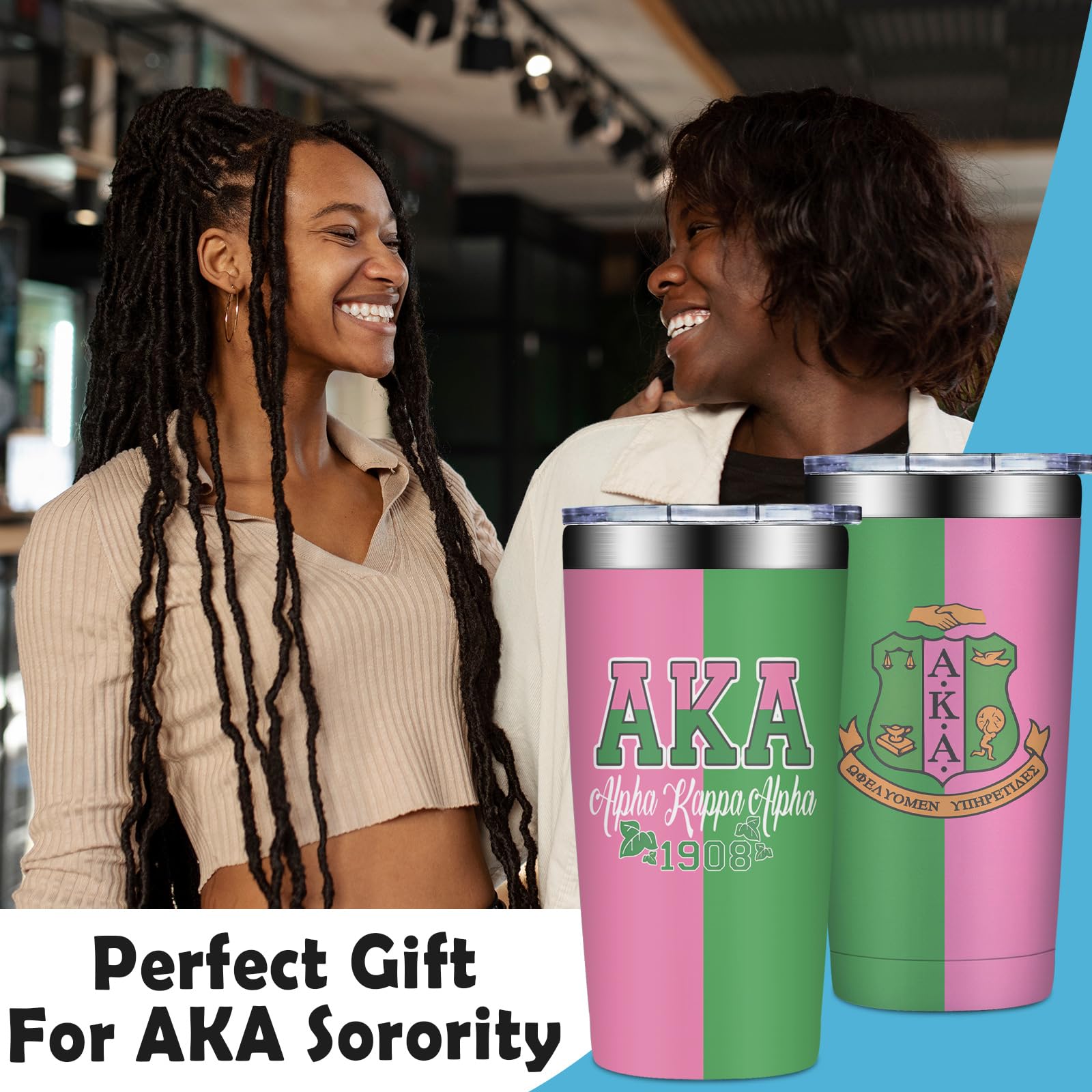 Grifarny AKA tumbler set includes two stainless steel straws for versatile sipping