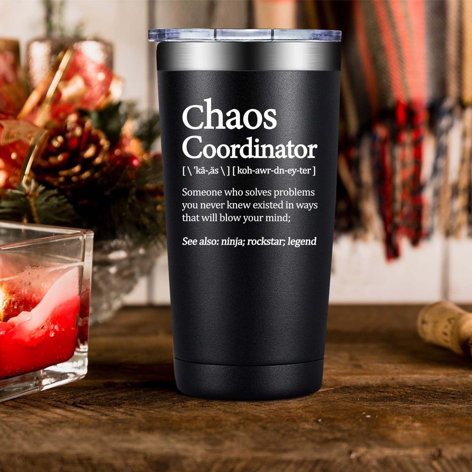 Grifarny Chaos Coordinator tumbler shows durable double-wall insulation