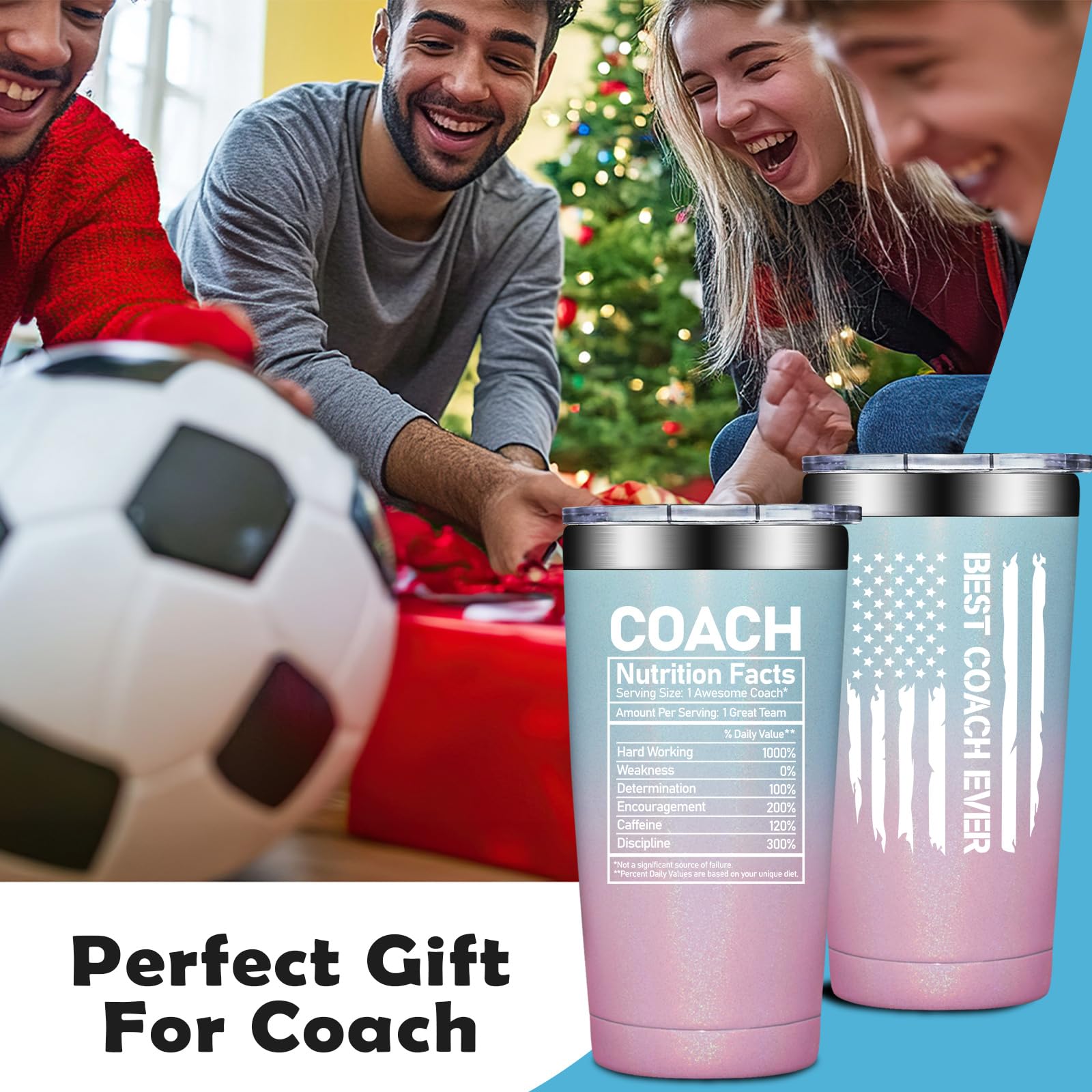 Grifarny coach gift set includes stainless steel straws for easy sipping.