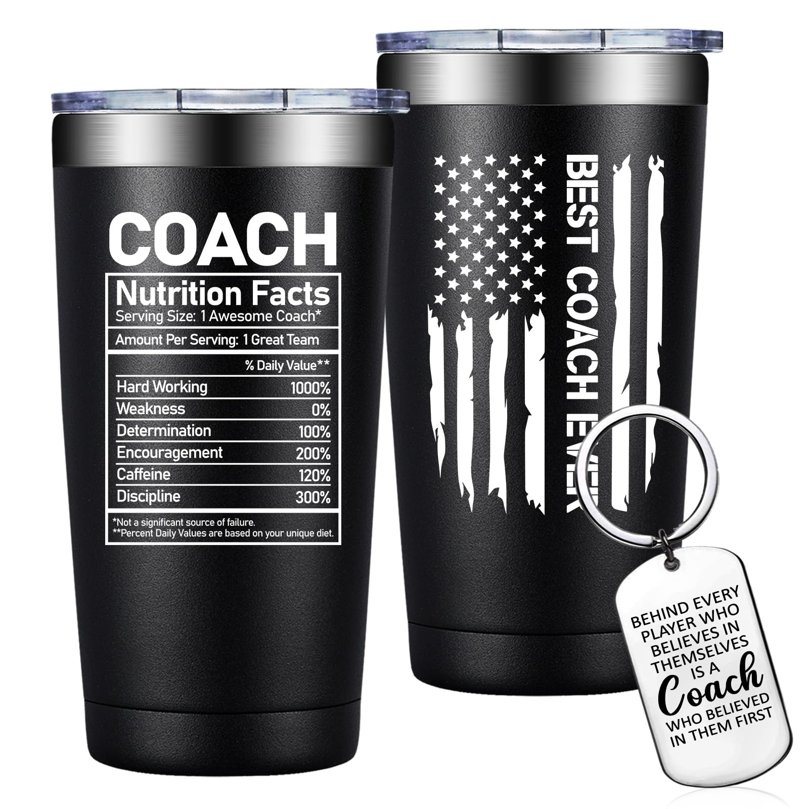Grifarny coach tumbler 20oz keeps beverages at the right temperature on the go.