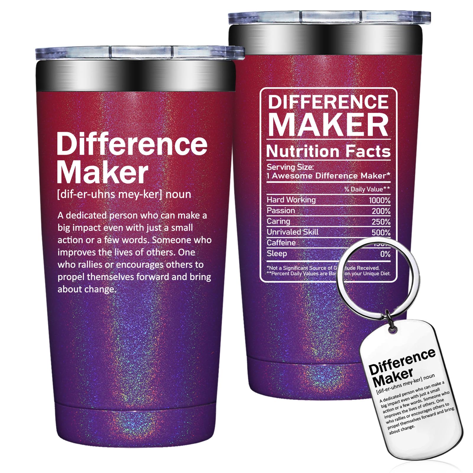 Grifarny Difference Maker Tumbler with lid maintains beverage temperature