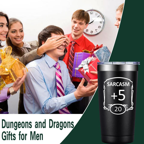 Grifarny Dungeons tumbler closeup highlights premium 304 stainless steel.