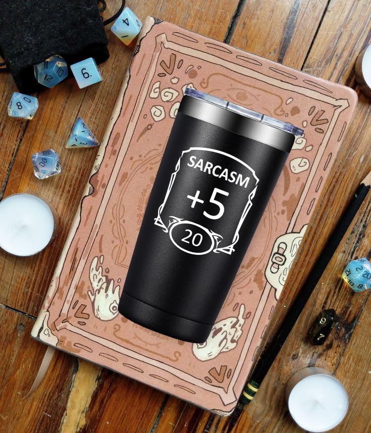 Grifarny Dungeons tumbler with two straight and curved stainless straws included.