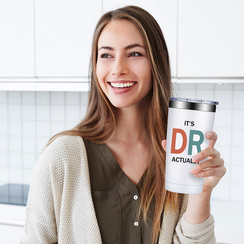 Grifarny It's Dr Actually tumbler 20oz gift box presentation ready for gifting.