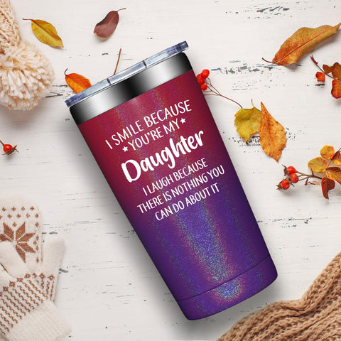 Grifarny tumbler with motto text on surface, durable and reusable for daily drinks.