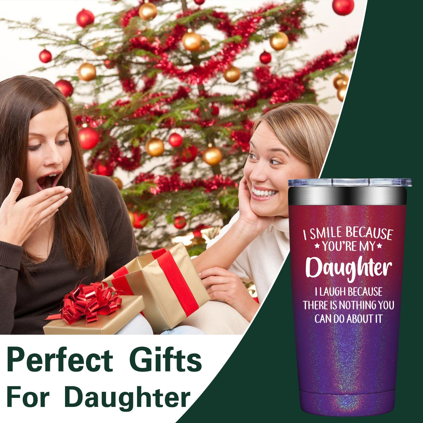 Grifarny tumbler with sliding lid shown in use for hot coffee during a commute.