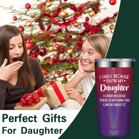 Grifarny tumbler with sliding lid shown in use for hot coffee during a commute.