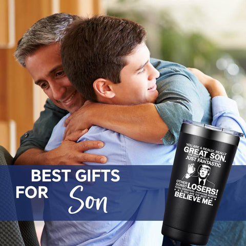 Grifarny sliding lid tumbler enables spill-free on the go sipping.