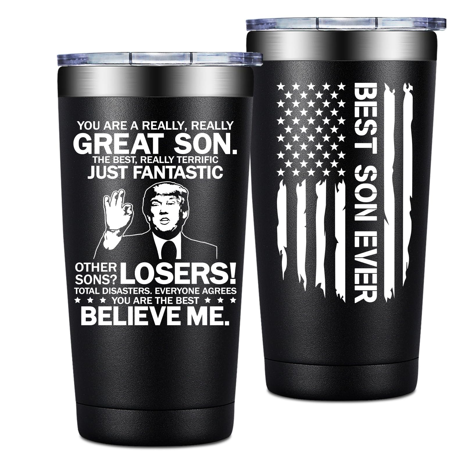 Grifarny You Are a Really Really Great Son tumbler with bold message for daily gifting.