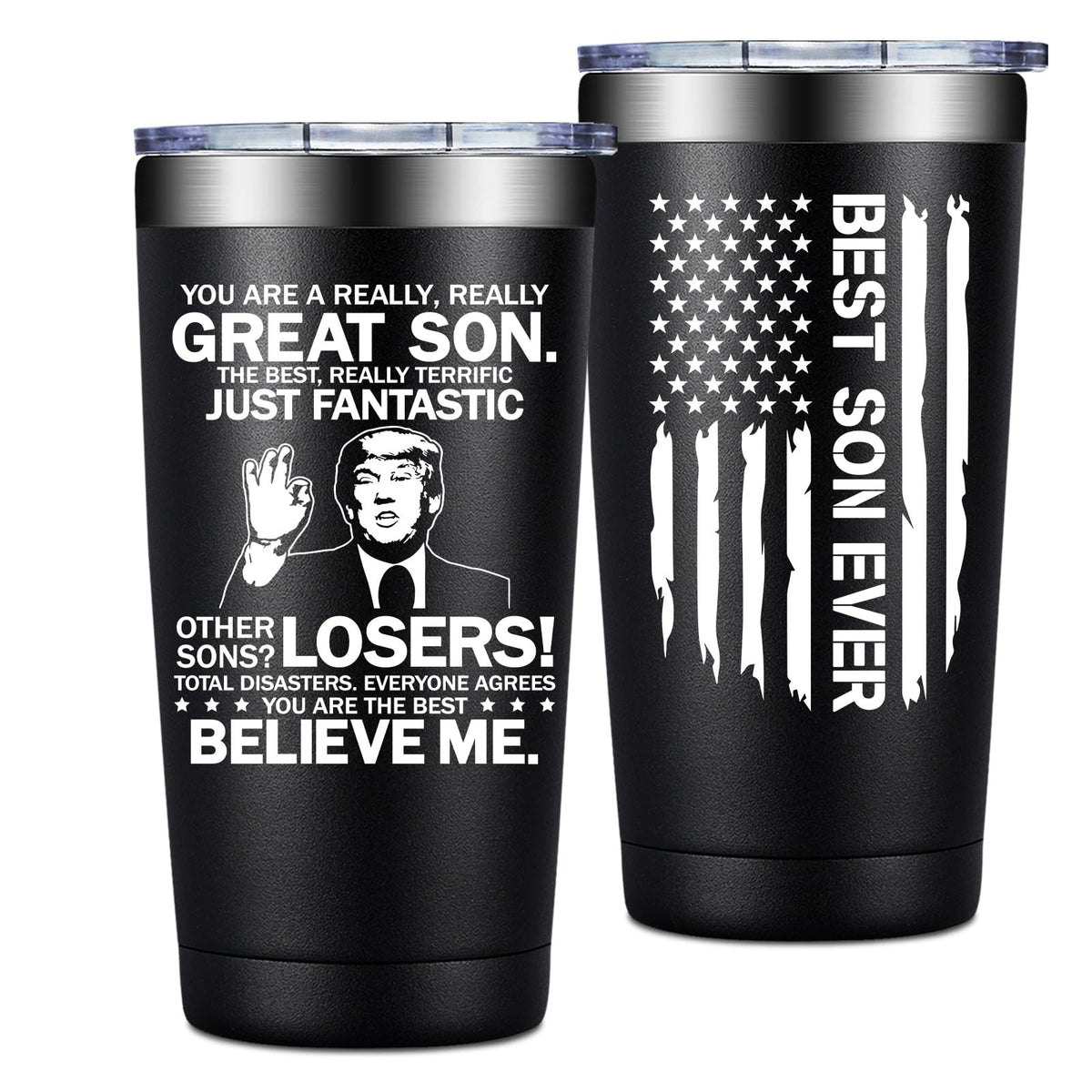 Grifarny You Are a Really Really Great Son tumbler with bold message for daily gifting.
