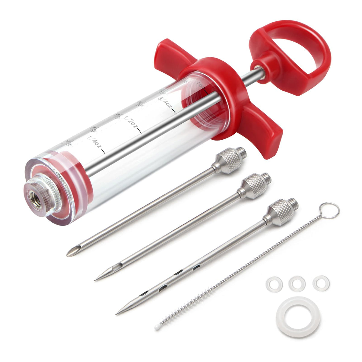 GRILL BUMP meat injector kit front view for portable backyard grilling