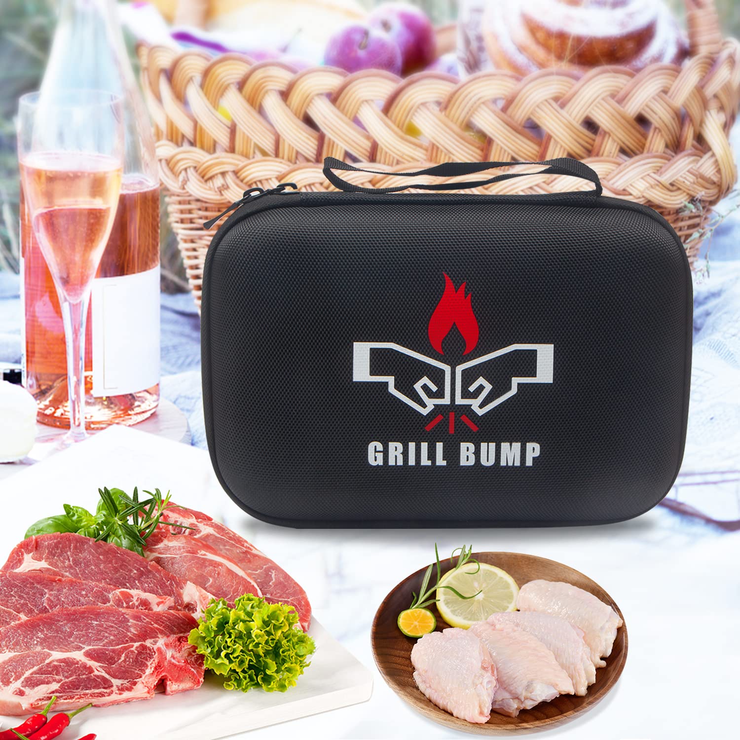 GRILL BUMP paper manual and PDF included for quick setup