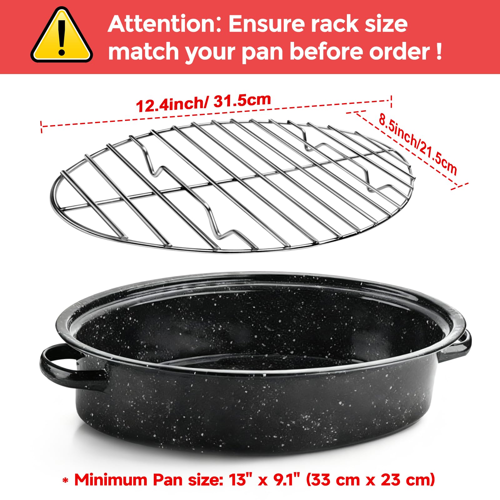 GRILL BUMP stainless steel rack with elevated design supports even cooking.