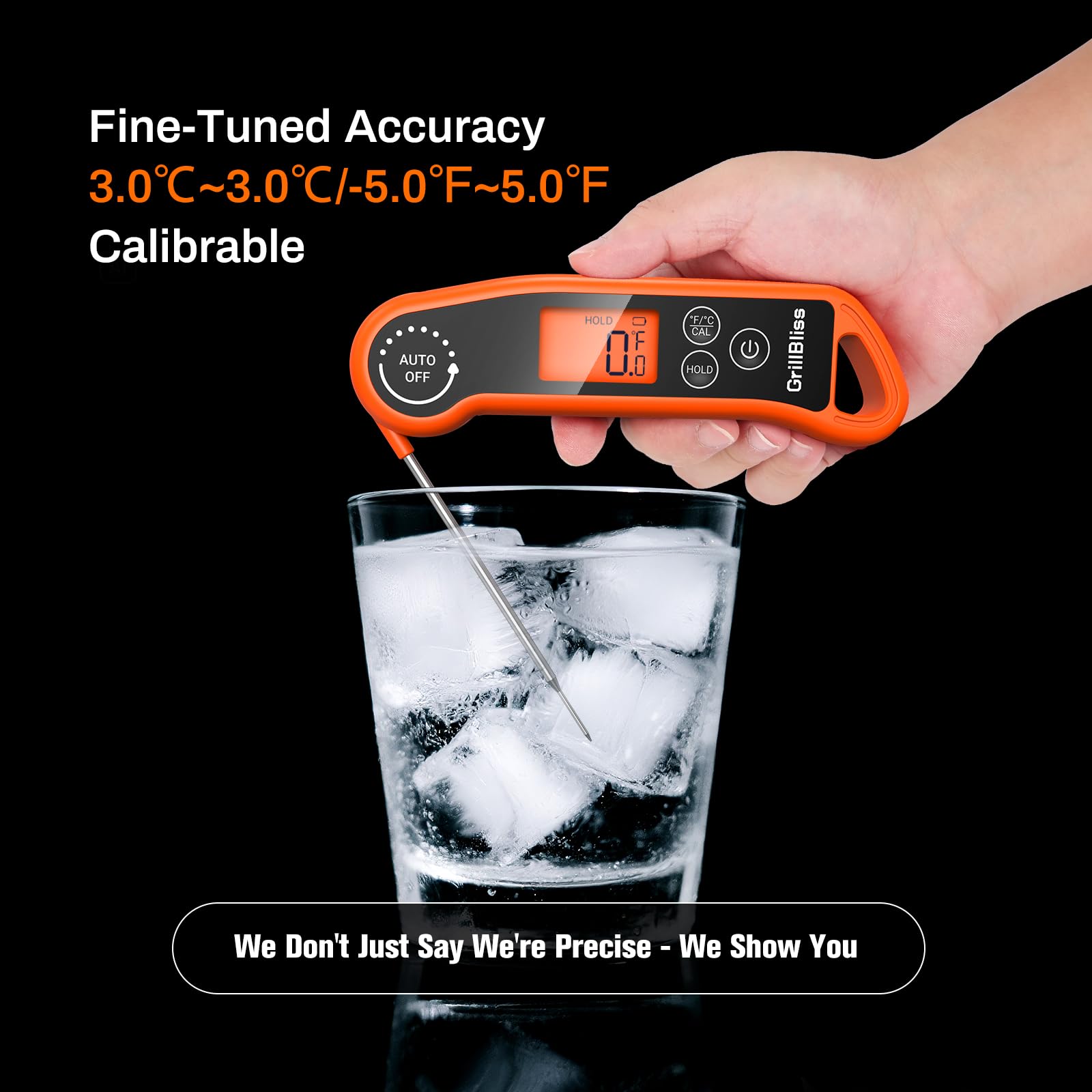 GrillBliss IPX5 waterproof body with rugged design for kitchen and grill use