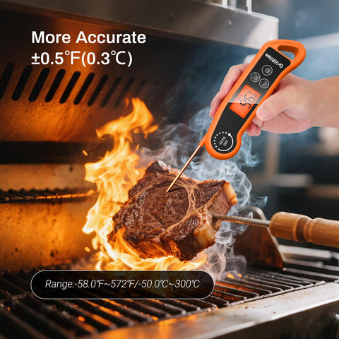 Close-up of GrillBliss K-type sensor emphasizing preciseRead performance