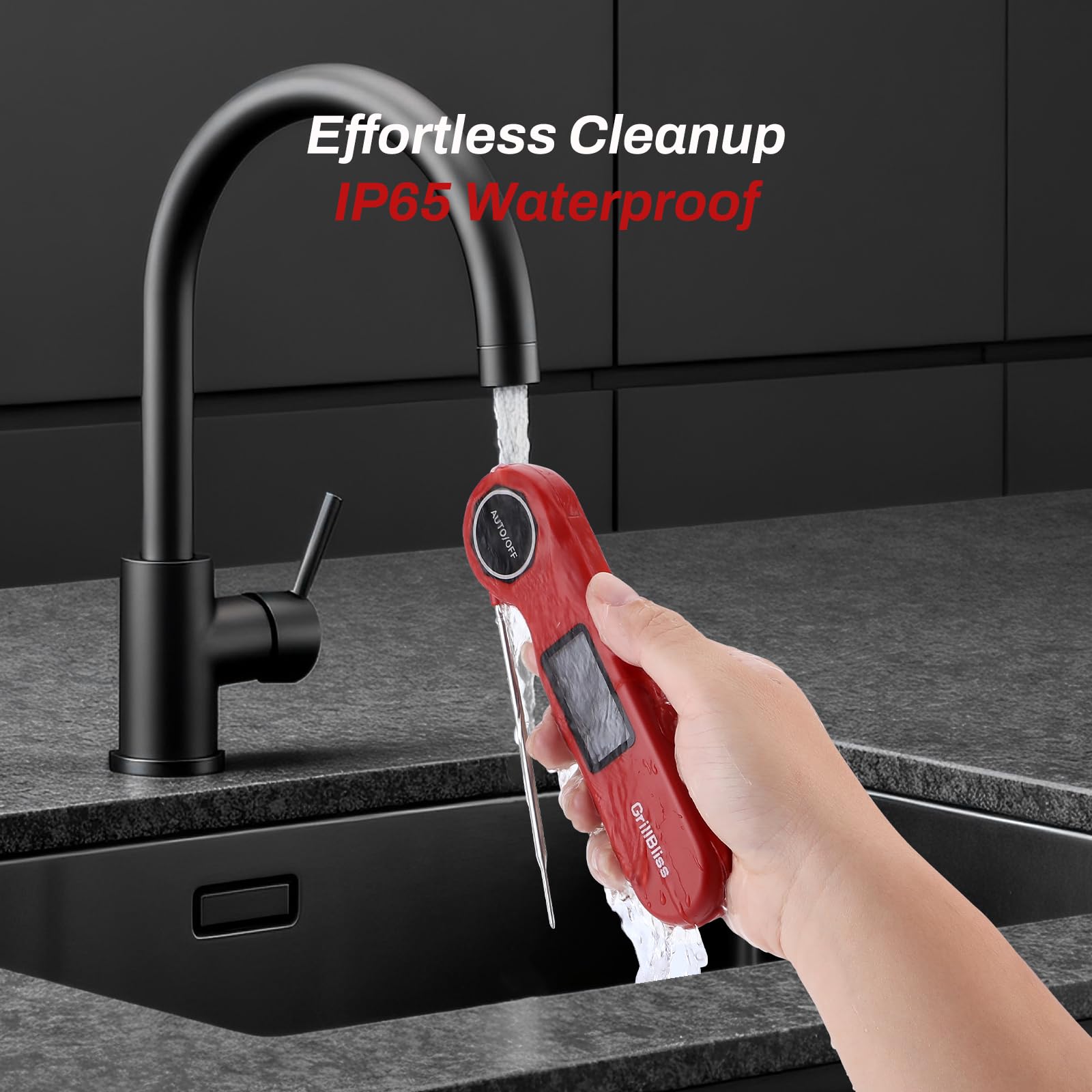 GrillBliss K-type sensor provides precise temperature for grilling and baking.