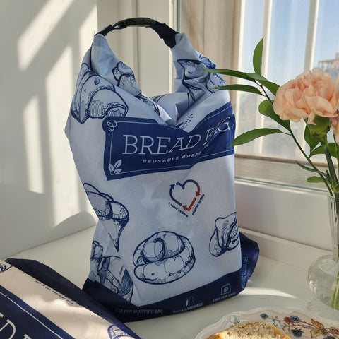 GRIN BY GRIN bread bags feature double-lock closure to maximize bread freshness.